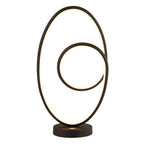 Orbit Glow Black LED Table Lamp