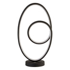 Orbit Glow Black LED Table Lamp