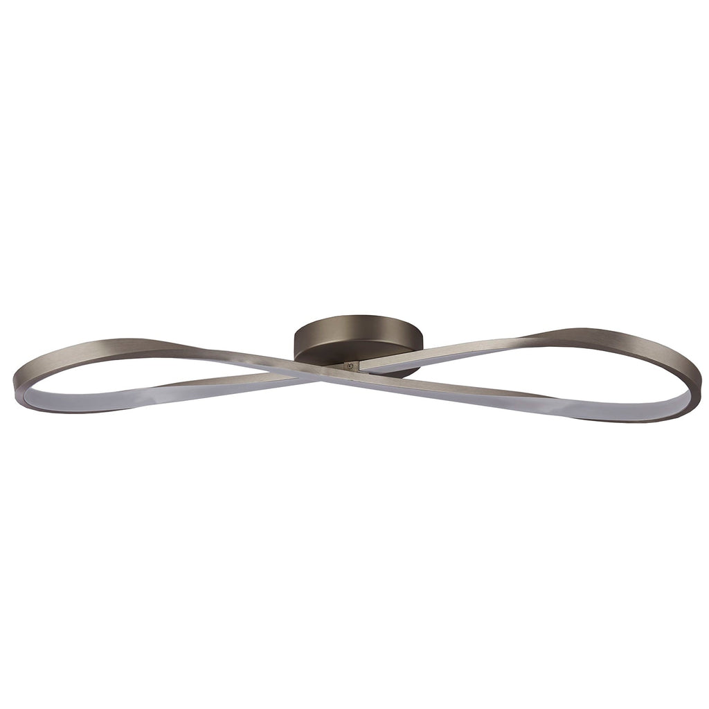 Orbit Glow Silver LED Ceiling Light