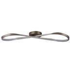 Orbit Glow Silver LED Ceiling Light