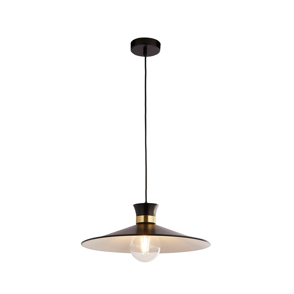 Noir Eclipse Black Ceiling Pendant Light
