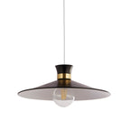 Noir Eclipse Black and Brass Easy Fit Light Shade