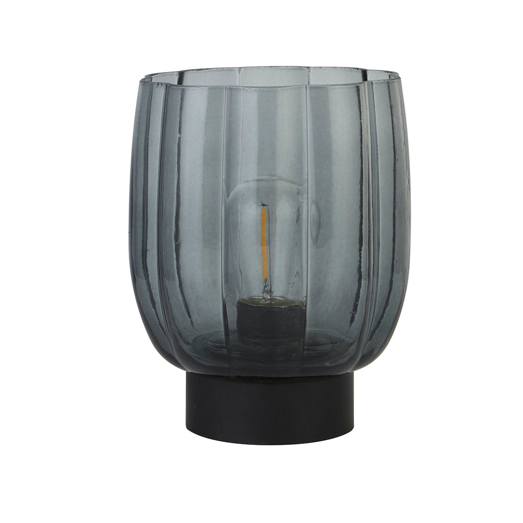 Eclipse Smoke Acrylic Battery Table Lamp