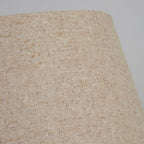 Oakfield Natural Linen Tapered Drum Easy Fit Light Shade