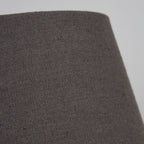 Oakfield Grey Linen Tapered Easy Fit Drum Shade