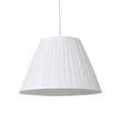 Twilight Tapered White Box Pleat Light Shade