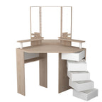 Corner Beauty Bar, White & Natural