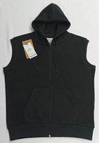 Sleeveless Zipped Hoody
