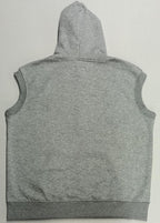 Sleeveless Zipped Hoody