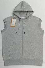 Sleeveless Zipped Hoody