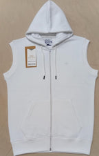 Sleeveless Zipped Hoody