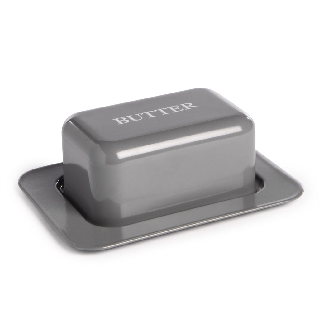 Butter Dish with Lid in Grey | M&W