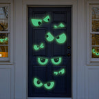 Glow in the Dark Eyes Door Stickers (12pk)