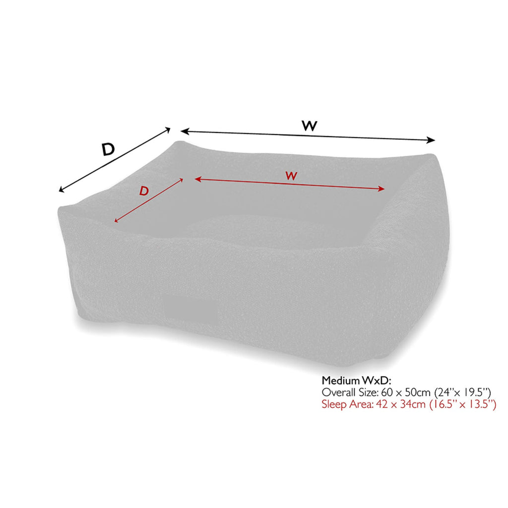 Scruffs Boucle Ivory Dog Bed