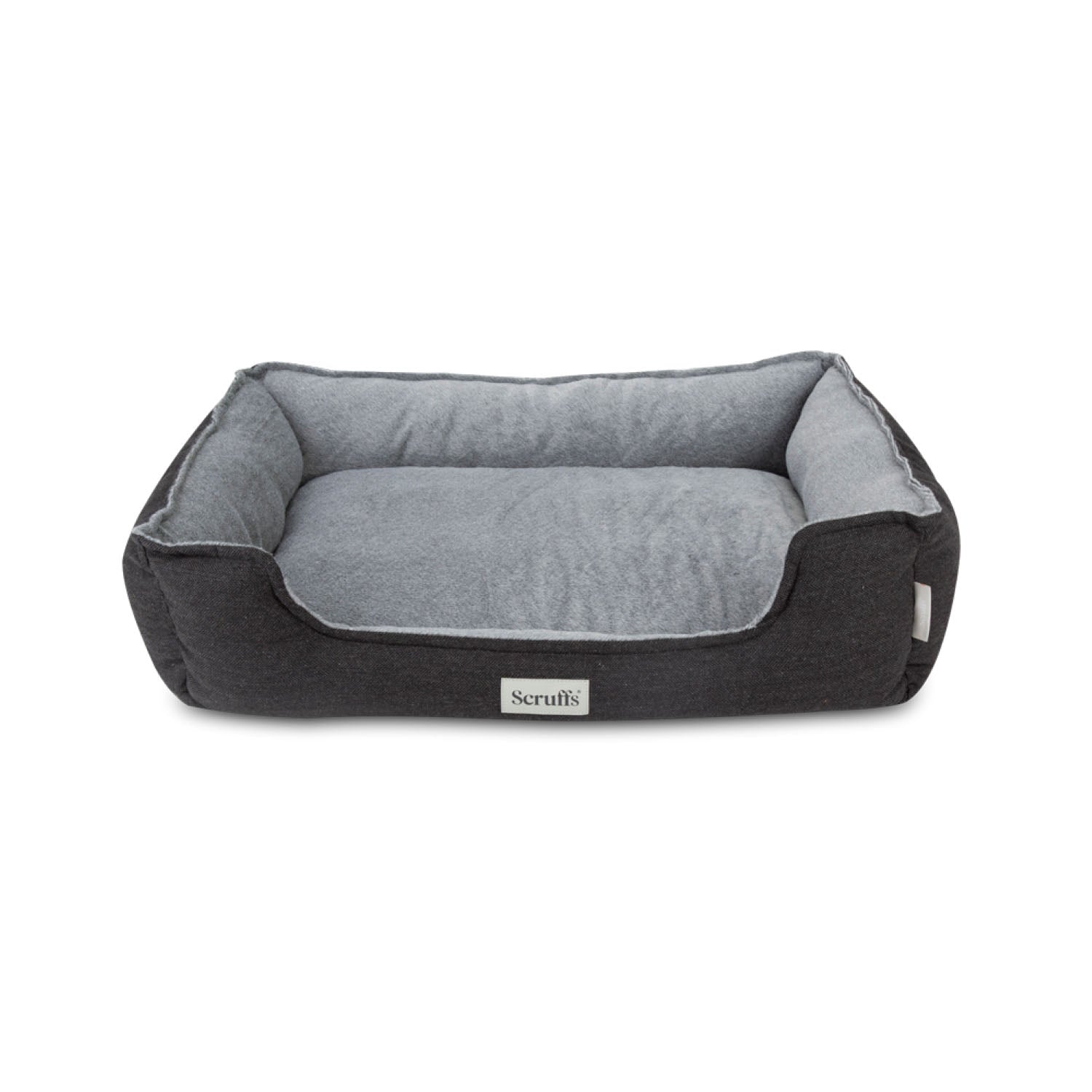 Scruffs Harvard Graphite Memory Foam Water Resistant Box Dog Bed