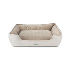 Scruffs Harvard Pearl Grey Memory Foam Water Resistant Box Dog Bed