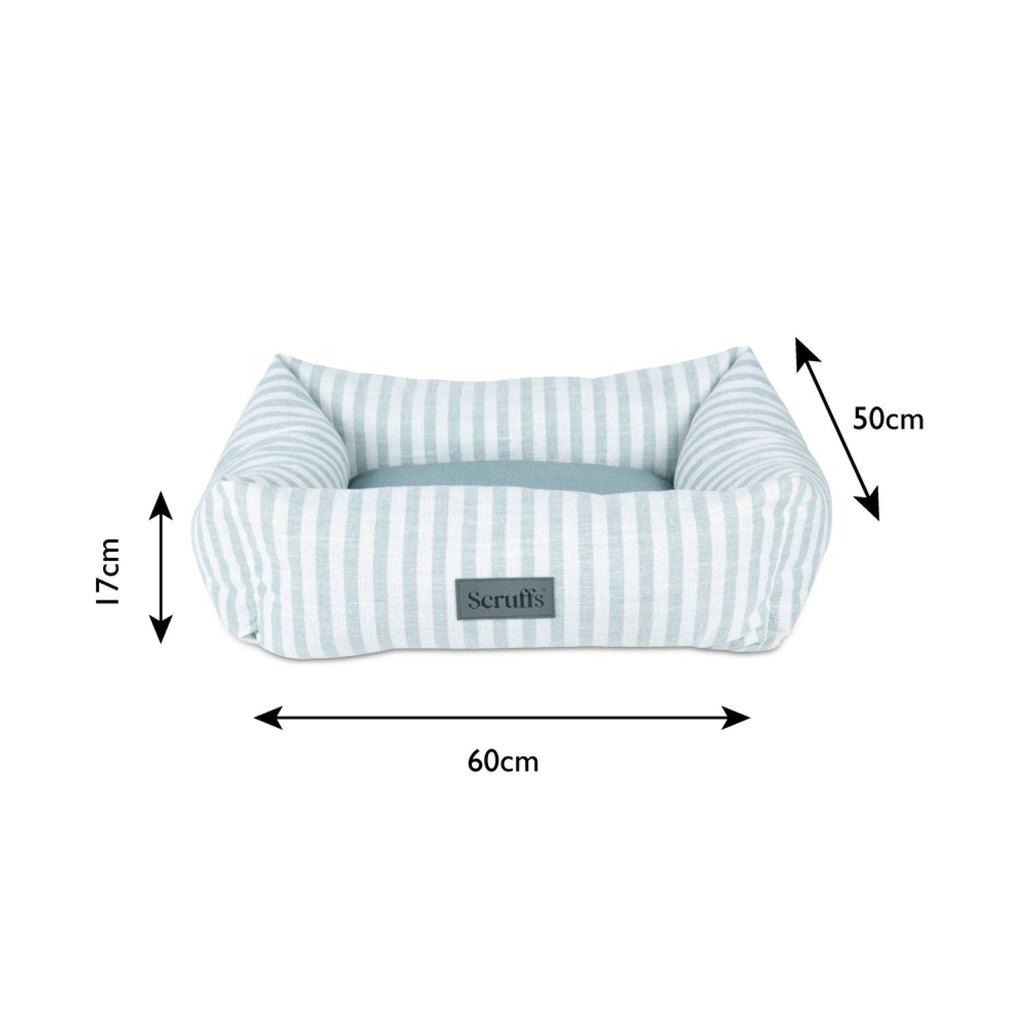 Scruffs Coastal Green Stripe Pet Dog Bed