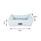Scruffs Coastal Green Stripe Pet Dog Bed