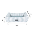 Scruffs Coastal Green Stripe Pet Dog Bed