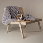 Scruffs Aspen Grey Faux Fur Pet Blanket