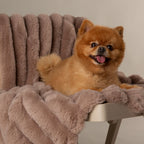 Scruffs Aspen Taupe Faux Fur Pet Blanket