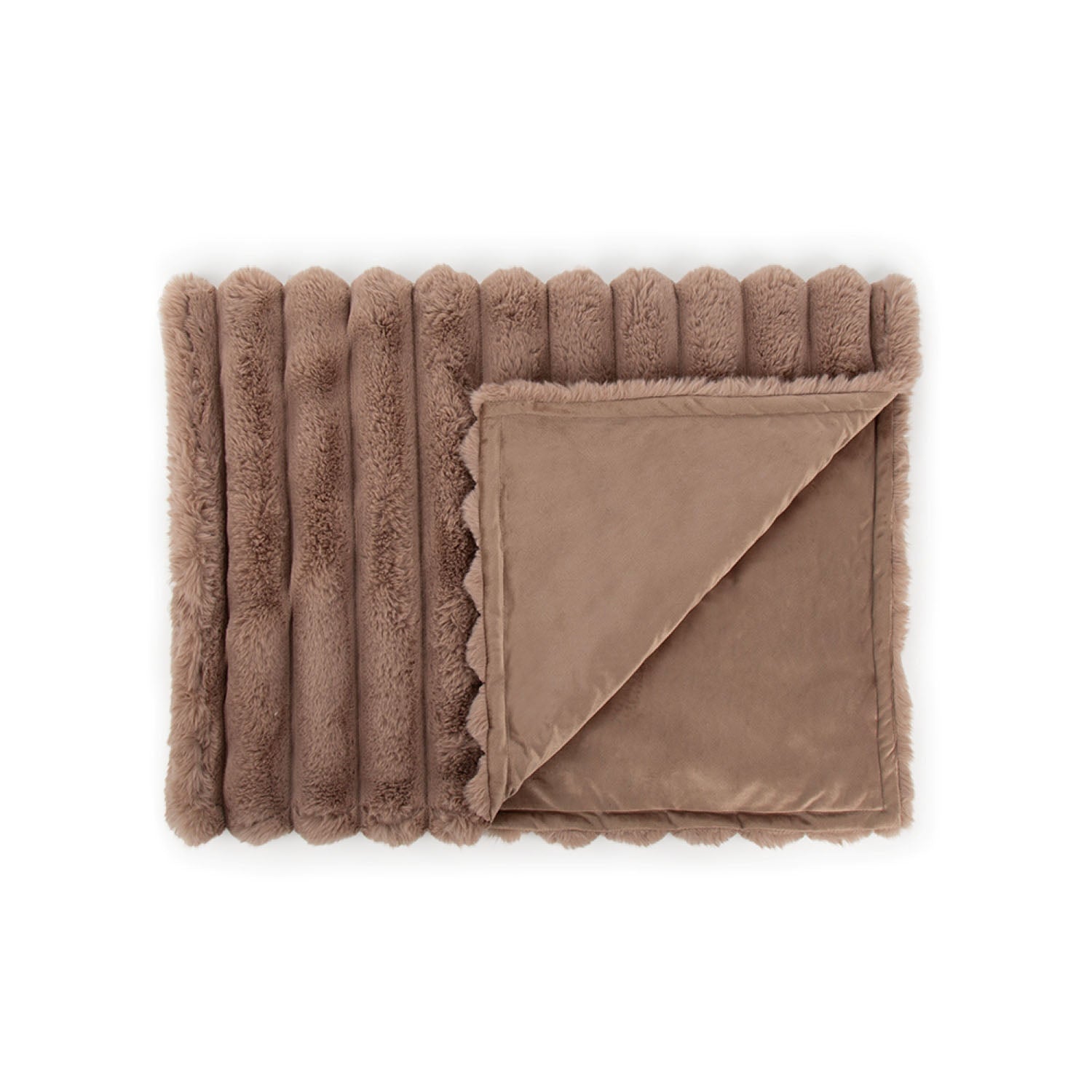 Scruffs Aspen Taupe Faux Fur Pet Blanket
