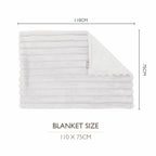 Scruffs Aspen Taupe Faux Fur Pet Blanket