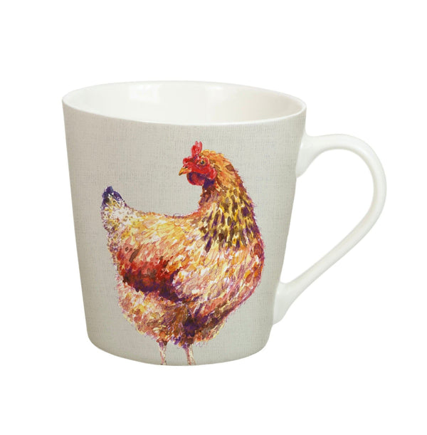 Foxwood Home Country Life Chicken Mug