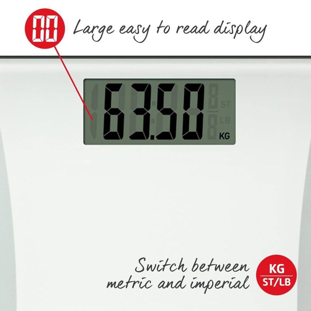 9073 WH3R17 Salter Ultimate Accuracy Bathroom Scale - Beales department store