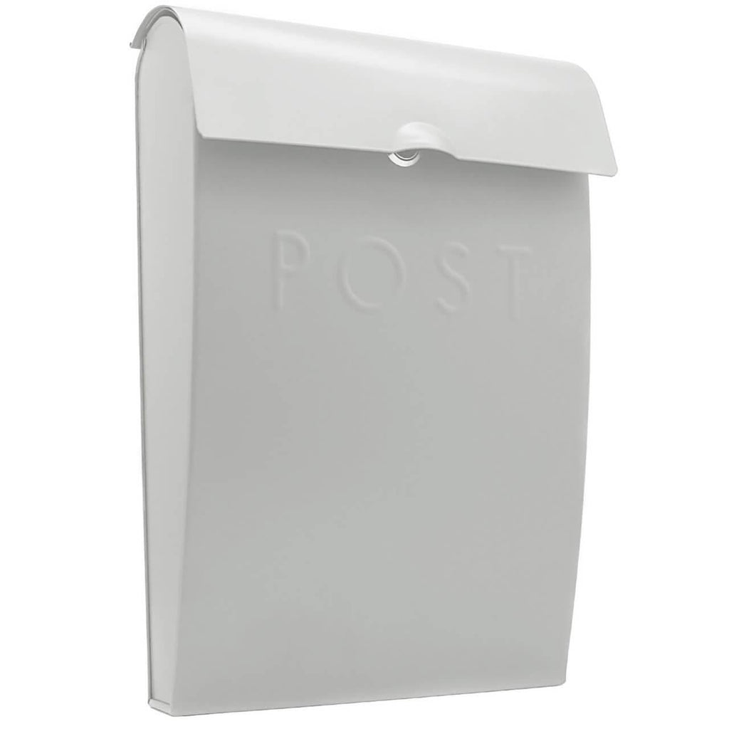 Wall Mounted Post Box in White | M&W