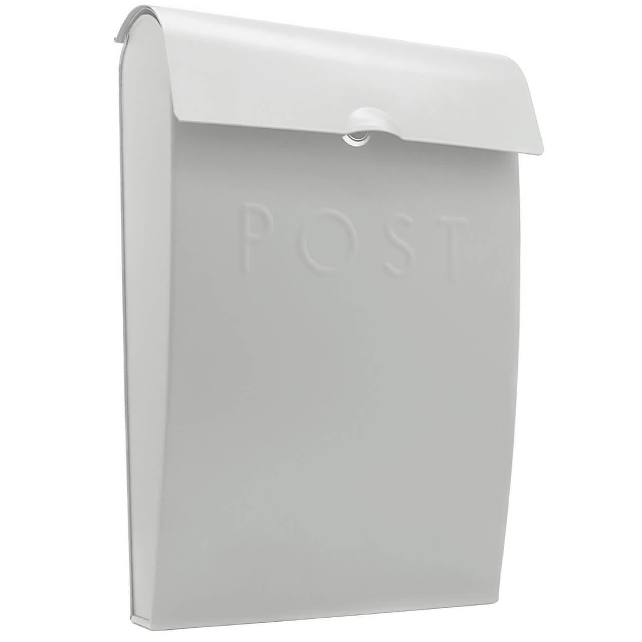 Wall Mounted Post Box in White | M&W