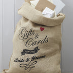 Hessian Burlap Cards Wedding Sack - Vintage Affair