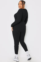 Long Sleeve Scoop Neck Unitard