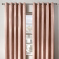 Ambiance Blush Pink Thermal Eyelet Curtains