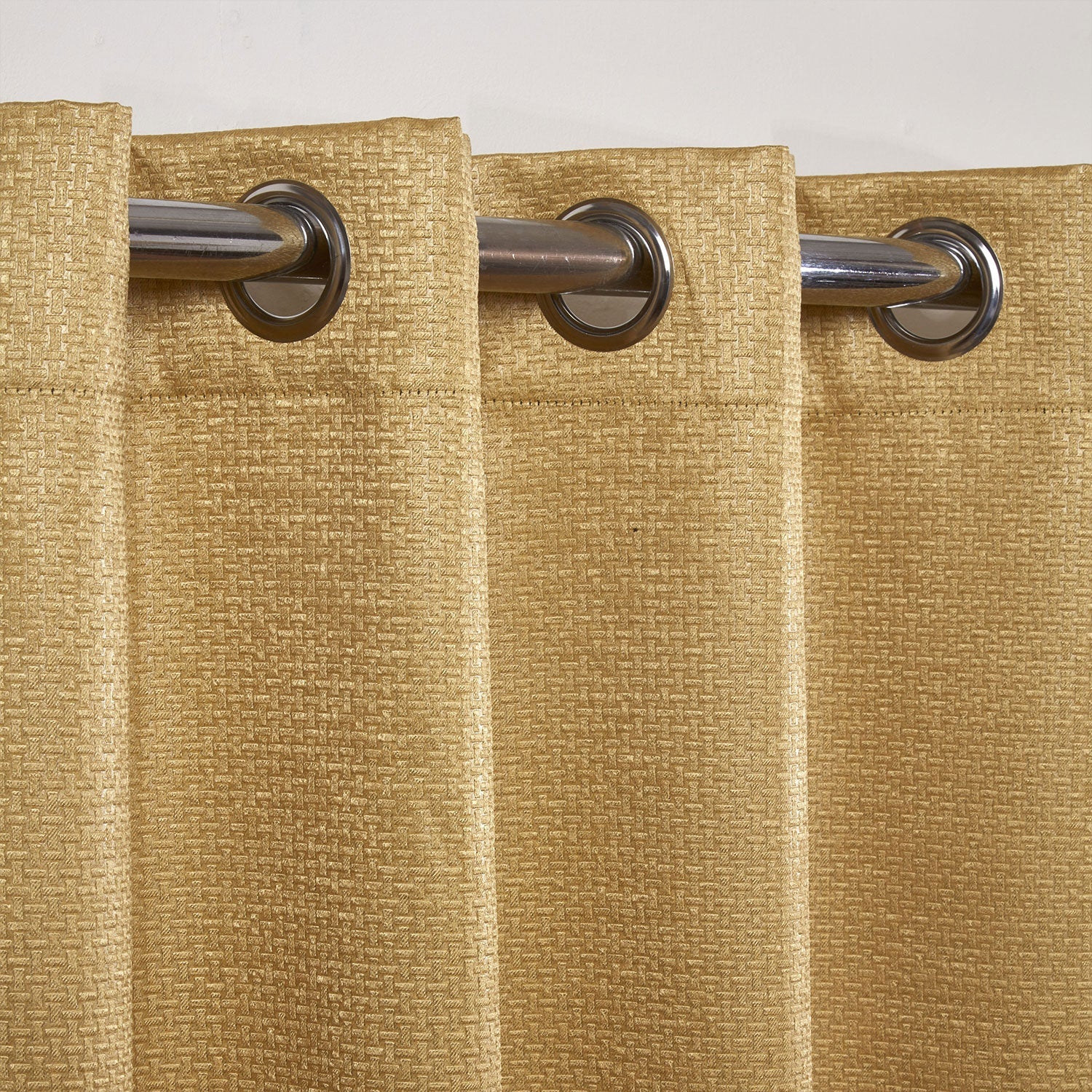 Ambiance Ochre Thermal Eyelet Curtains