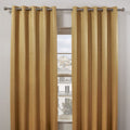 Ambiance Ochre Thermal Eyelet Curtains