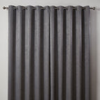 Ambiance Charcoal Grey Thermal Eyelet Curtains
