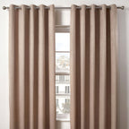 Ambiance Taupe Thermal Eyelet Curtains