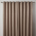 Ambiance Taupe Thermal Eyelet Curtains