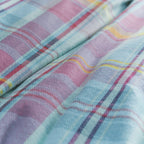 Applecross Pastel Check Brushed Cotton Duvet Set