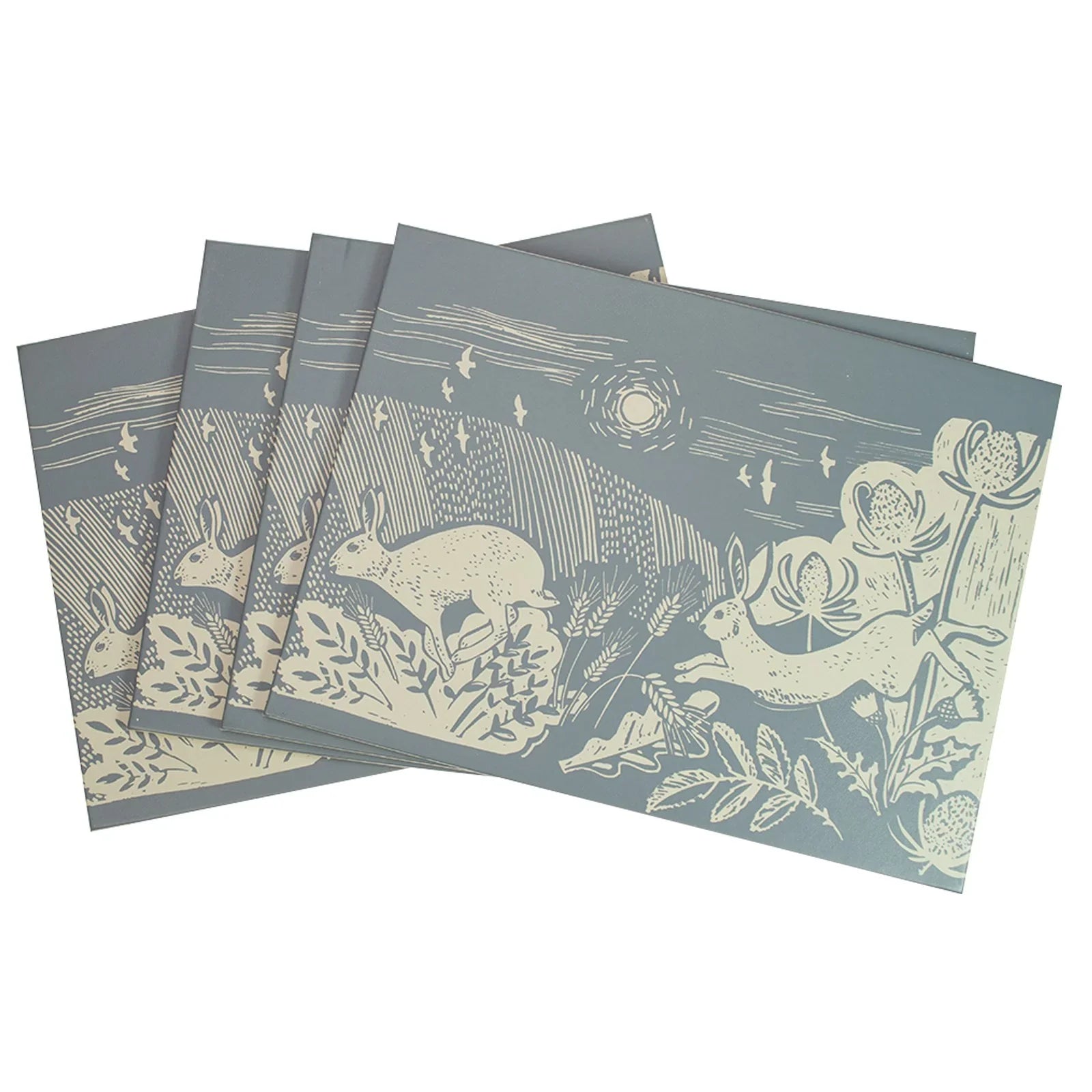 Artisan Hare Set Of 4 Placemats