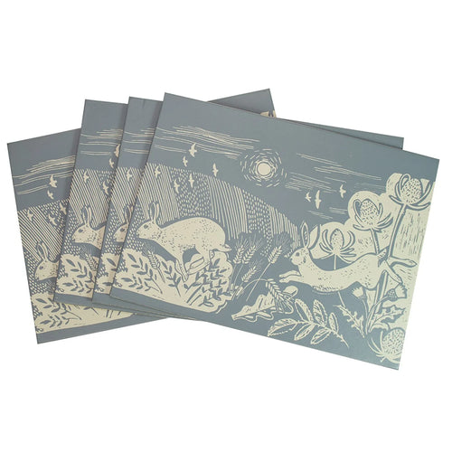 Artisan Hare Set Of 4 Placemats
