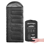 Silentnight Black Soft Fill Adult Single Sleeping Bag