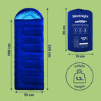 Silentnight Blue Soft Fill Adult Sleeping Bag