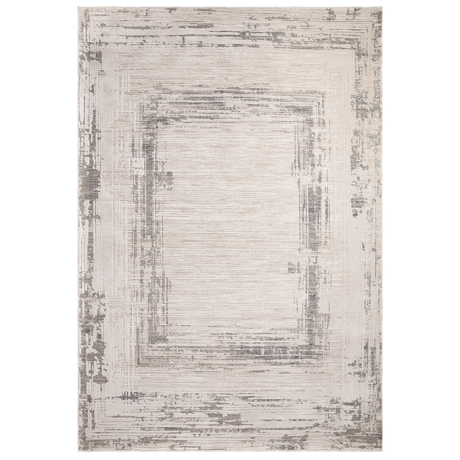 Anders AN06 Abstract Grey Rug