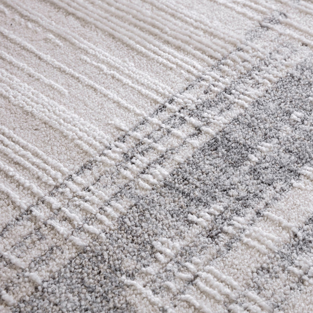 Anders AN06 Abstract Grey Rug