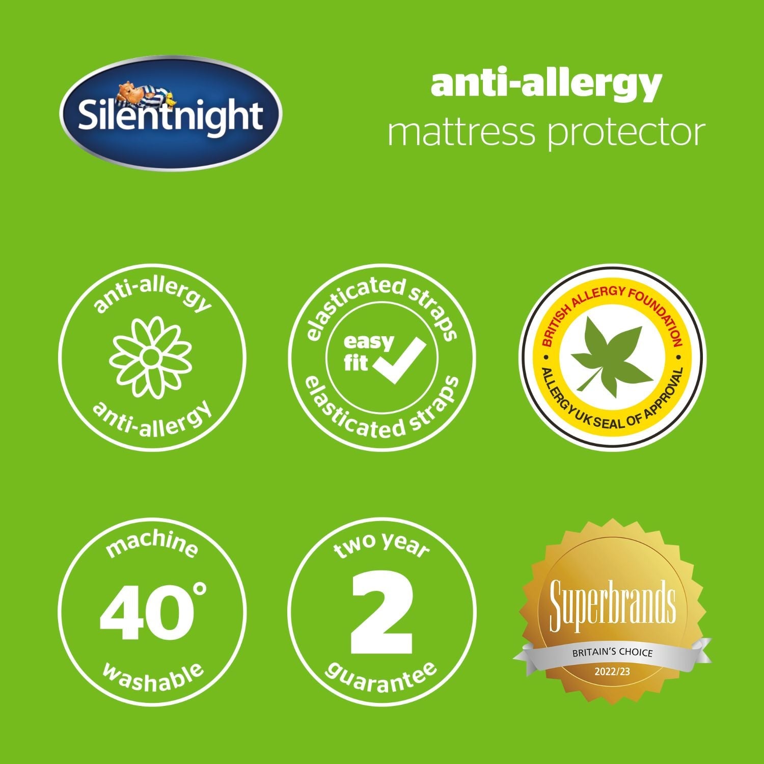 Silentnight Anti Allergy Mattress Topper
