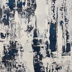 Apollo GR579 Grey/Navy Rug