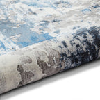 Apollo GR580 Grey/Navy Rug