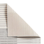 Apollo 2681 Grey and Ivory Modern Linear Rug
